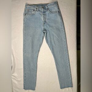 Levi’s 501S Skinny Women's Jeans in Light Blue Wash Size